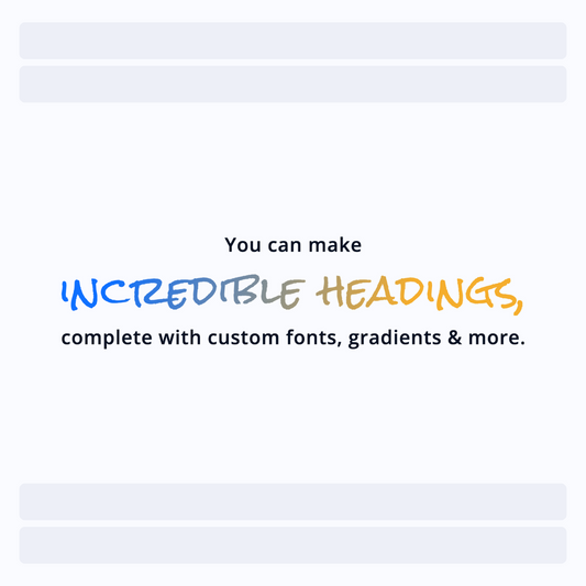 Stylized Heading